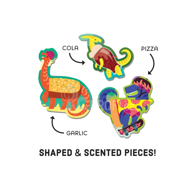 Mudpuppy Puzzle Pizzasaurus 60dílné s vůní