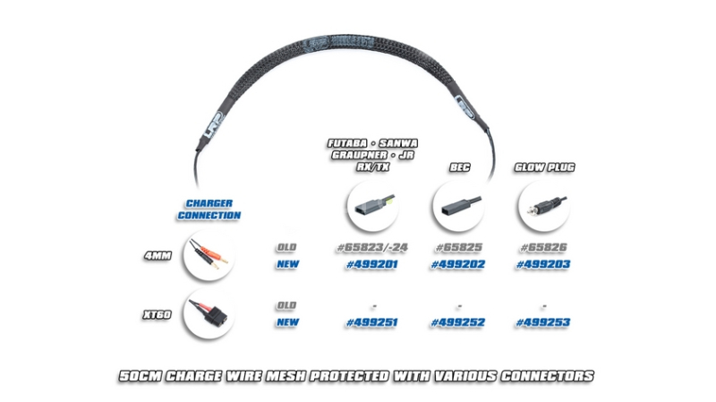 Nabíjecí kabel 50cm z G4 na BEC konektor