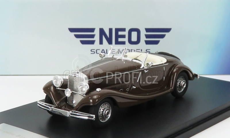 Neo scale models Mercedes benz Type 290 (w18) Roadster 1936 1:43 Brown