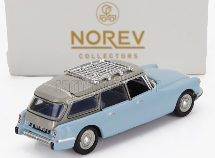 Norev Citroen Id19 Break Sw Station Wagon 1960 1:87 Světle Modrá Bílá