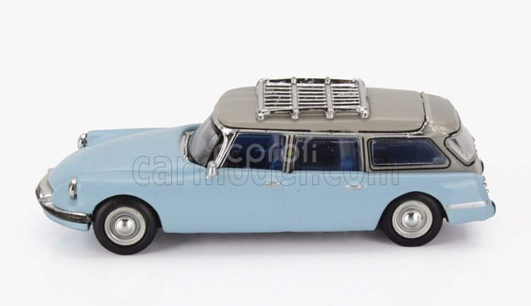 Norev Citroen Id19 Break Sw Station Wagon 1960 1:87 Světle Modrá Bílá