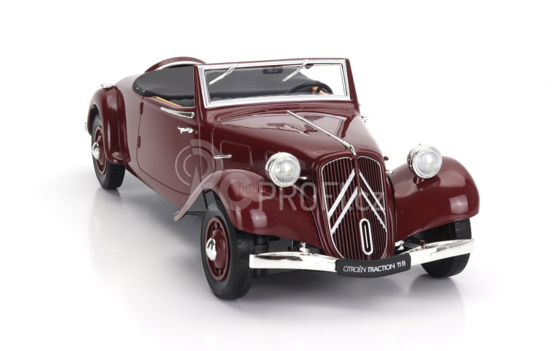 Norev Citroen Traction Avant Cabriolet Open 1939 1:18 Bordeaux