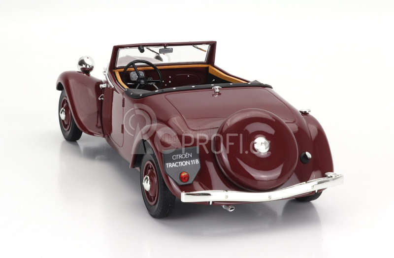 Norev Citroen Traction Avant Cabriolet Open 1939 1:18 Bordeaux