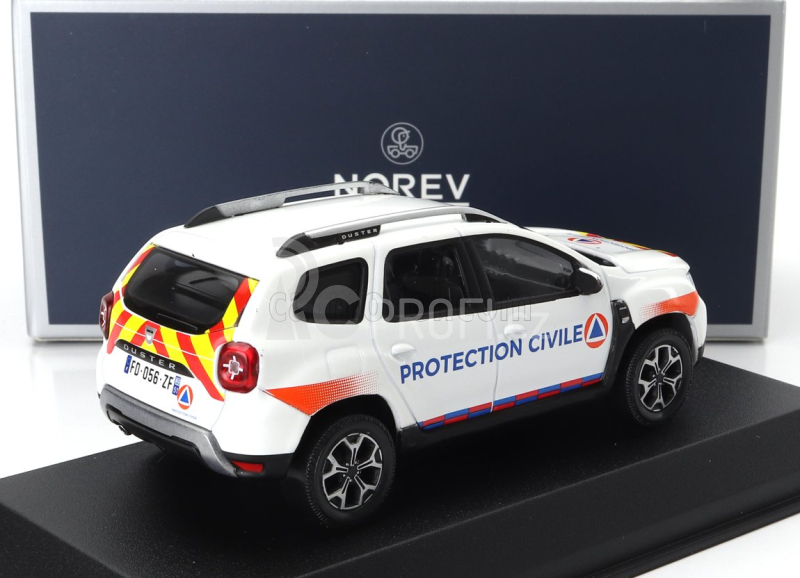 Norev Dacia Duster Protection Civile 2020 1:43 Bílá