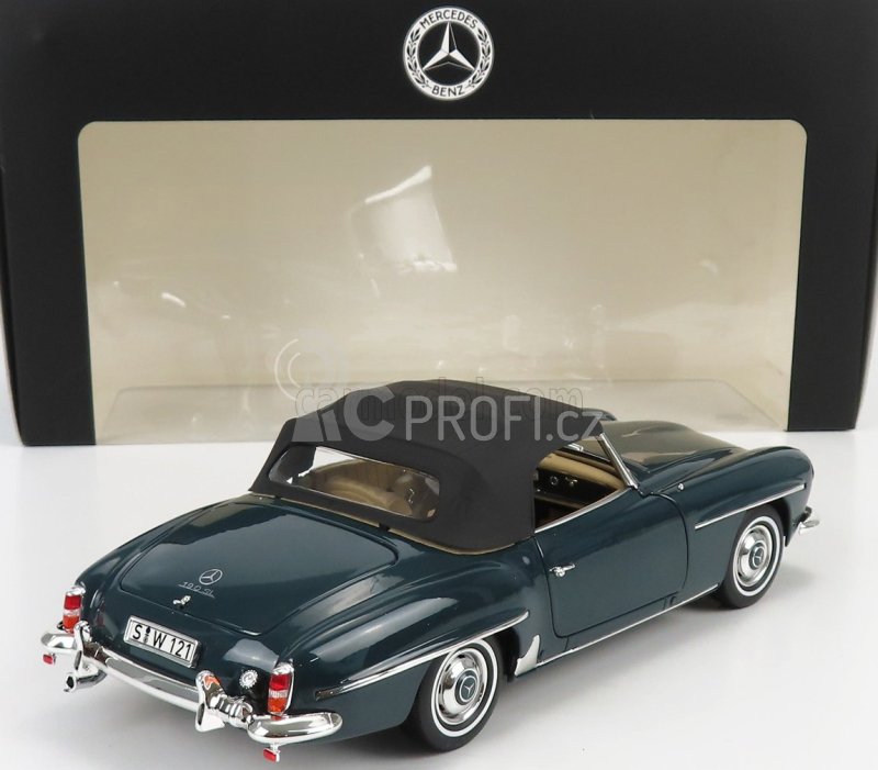 Norev Mercedes benz Sl-class 190sl (w121) Spider 1955 1:18 Modrá Šedá