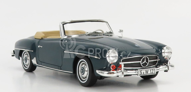 Norev Mercedes benz Sl-class 190sl (w121) Spider 1955 1:18 Modrá Šedá