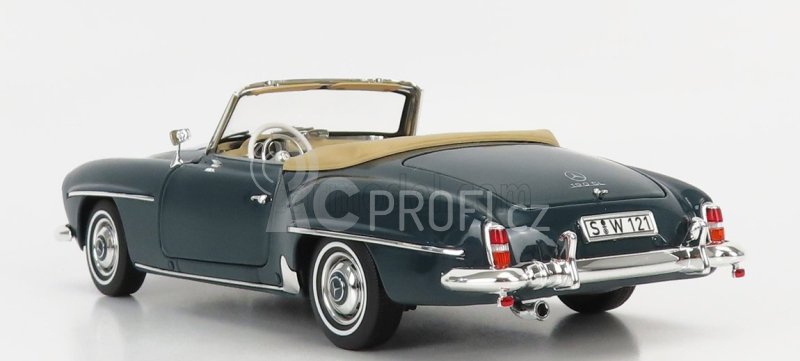 Norev Mercedes benz Sl-class 190sl (w121) Spider 1955 1:18 Modrá Šedá