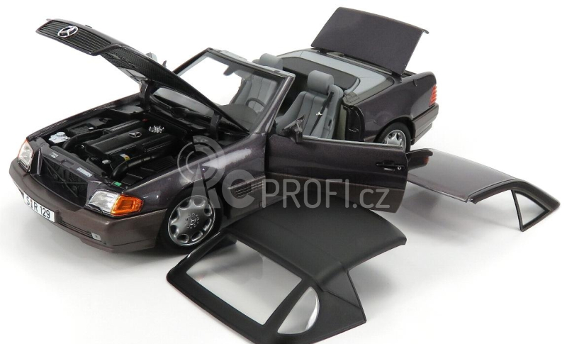 Norev Mercedes benz Sl-class Sl500 (r129) Spider Hard-top 1989 1:18 Bornit Met