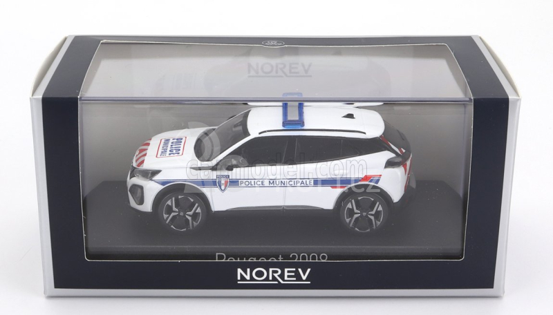 Norev Peugeot 2008 Police Municipale 2024 1:43 Bílá