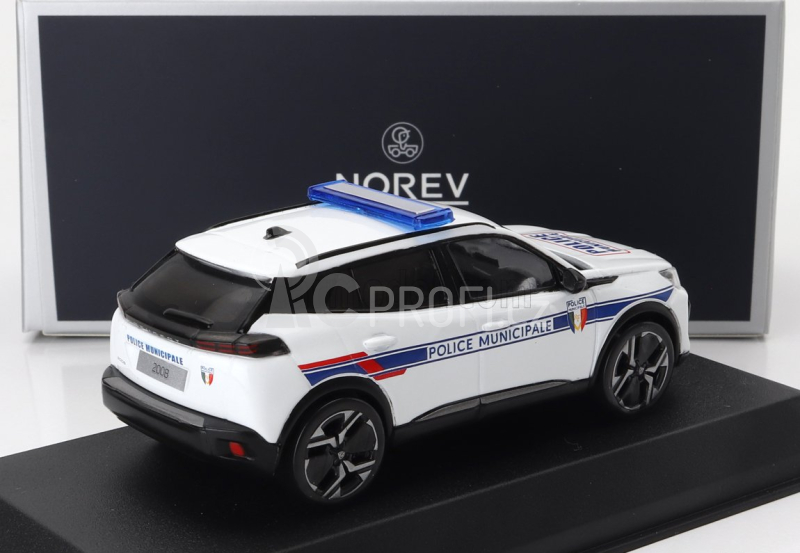 Norev Peugeot 2008 Police Municipale 2024 1:43 Bílá