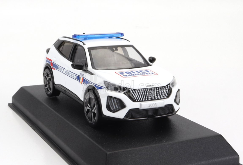 Norev Peugeot 2008 Police Municipale 2024 1:43 Bílá