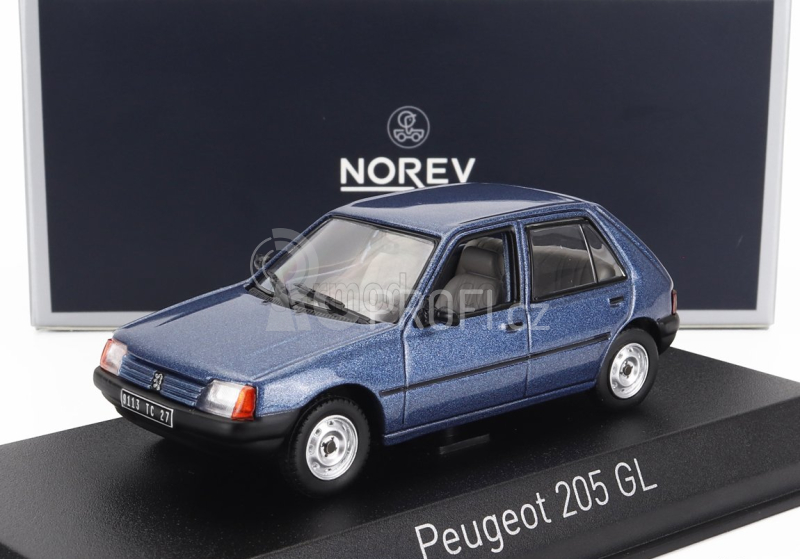 Norev Peugeot 205 Gl 1988 1:43 Ming Blue