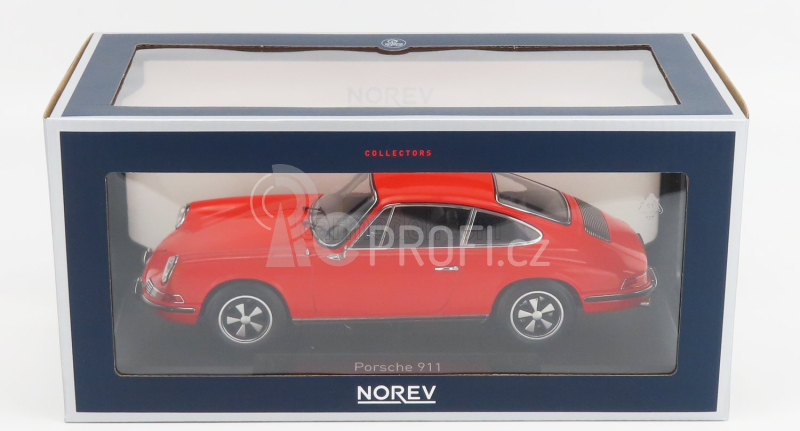 Norev Porsche 911e Coupe 1970 1:18 Orange