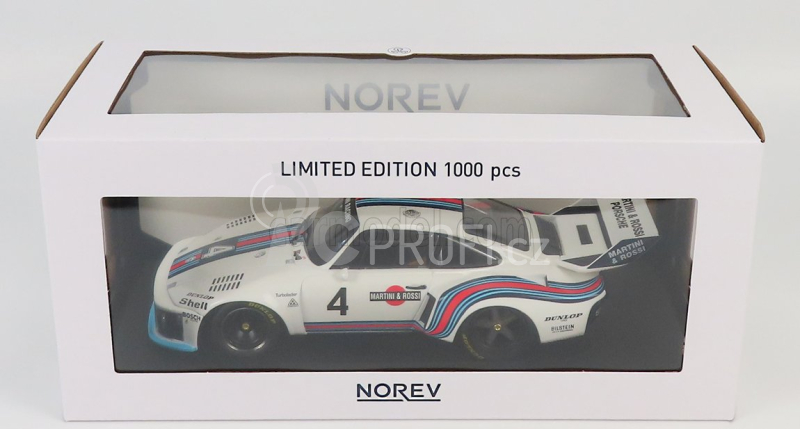 Norev Porsche 935 Martini Racing Team N 4 6h Watkins Glen 1976 Stommelen - Schurti  1:18 Bílá | RCprofi.cz