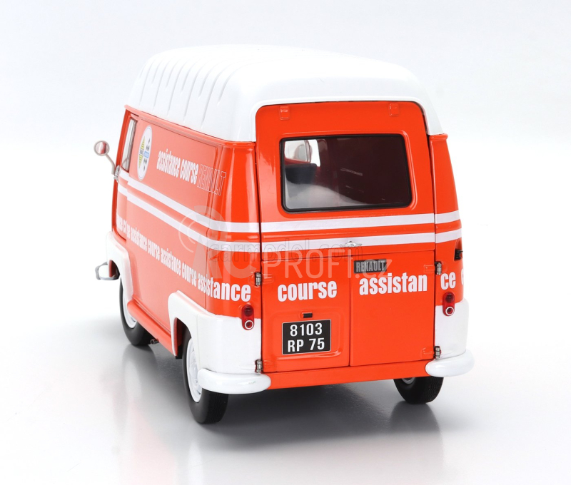 Norev Renault Estafette Van Assistance Course 1968 1:18 Oranžová Bílá