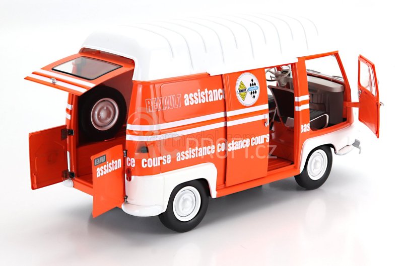 Norev Renault Estafette Van Assistance Course 1968 1:18 Oranžová Bílá