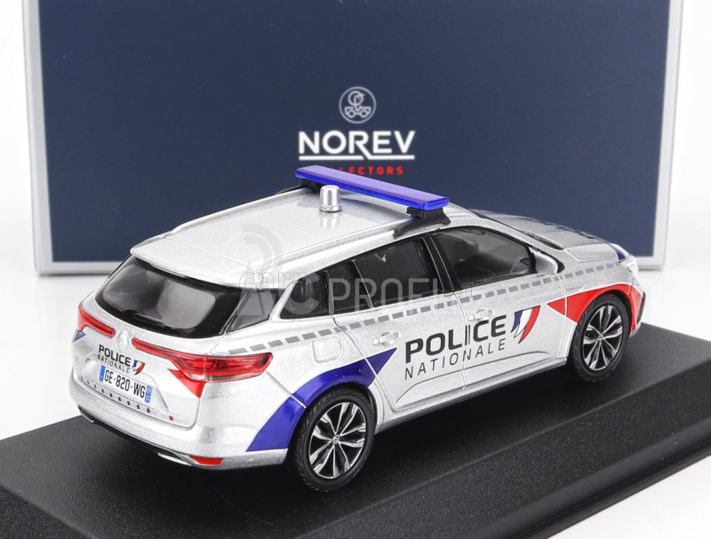 Norev Renault Megane Sport Tourer Sw Station Wagon Police Nationale 2022 1:43 Silver Red