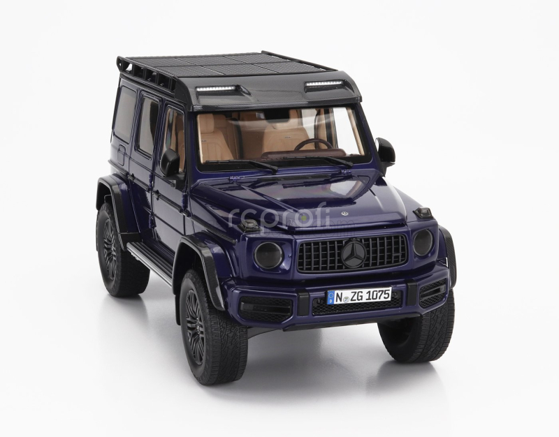 Nzg Mercedes benz G-class G63 4x4 Amg 2023 1:18 Mystic Blue