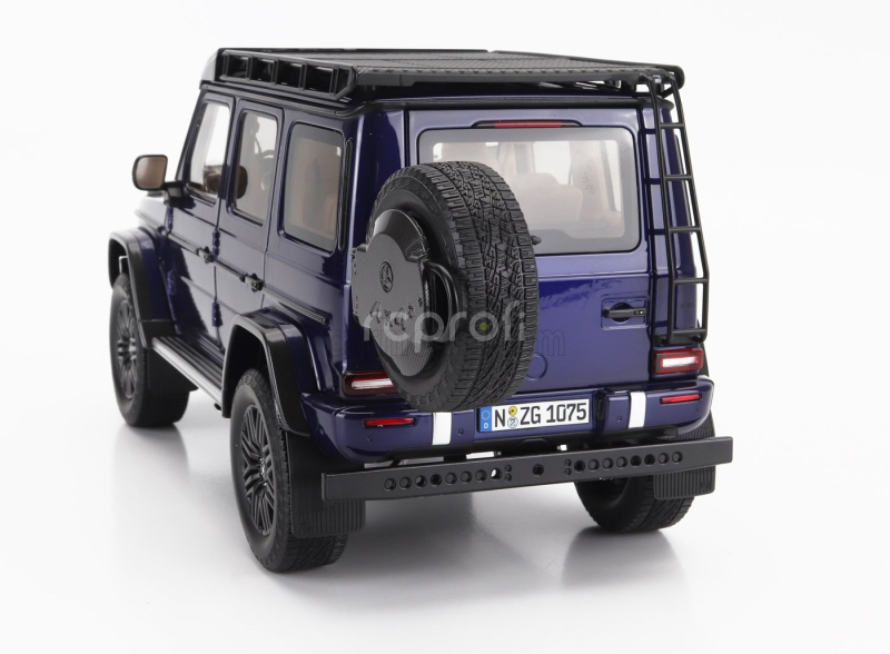 Nzg Mercedes benz G-class G63 4x4 Amg 2023 1:18 Mystic Blue