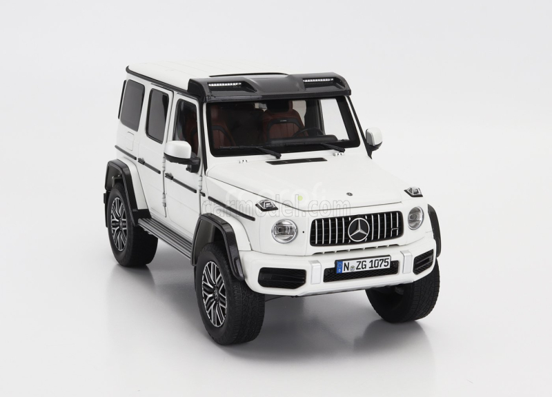 Nzg Mercedes benz G-class G63 4x4 Amg 2023 1:18 Opalith White