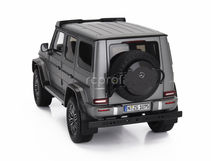 Nzg Mercedes benz G-class G63 4x4 Amg 2023 1:18 Platinová Magno Šedá