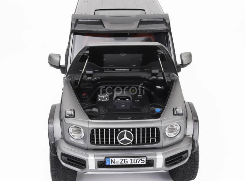 Nzg Mercedes benz G-class G63 4x4 Amg 2023 1:18 Platinová Magno Šedá