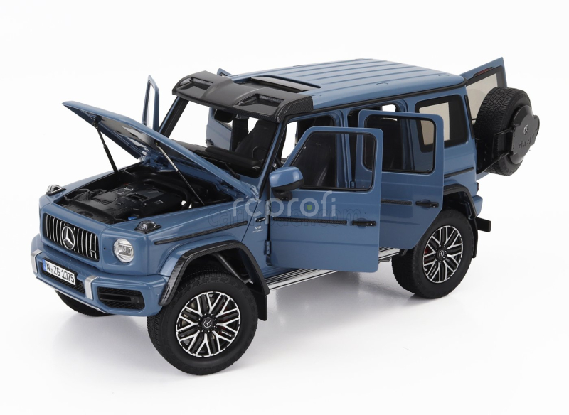 Nzg Mercedes benz G-class G63 4x4 Amg 2023 1:18 Vintage Blue