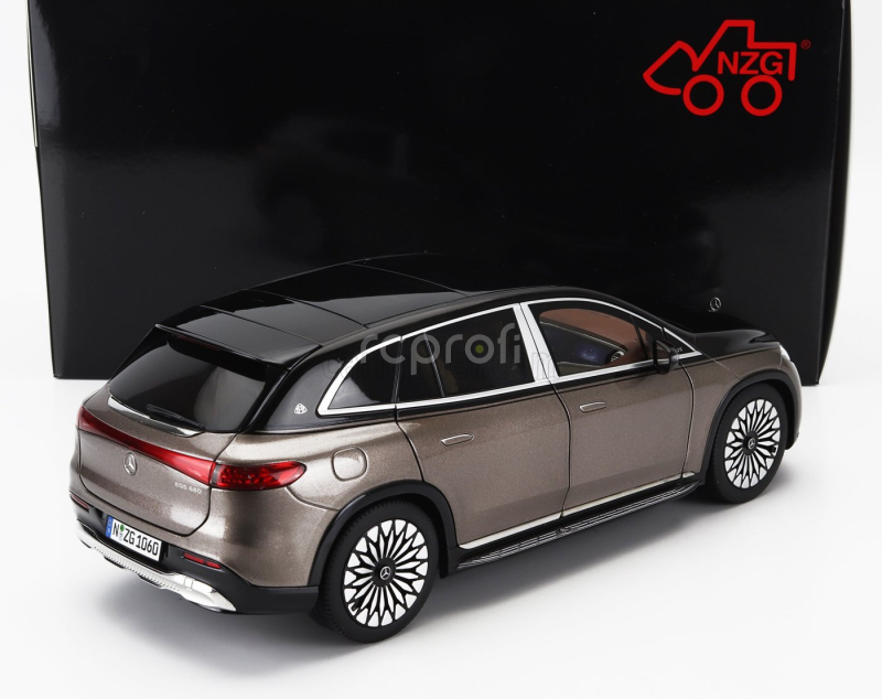 Nzg Mercedes benz Maybach Eqs 680 (z296) Suv 2024 1:18 Sametově Hnědá Onyxová Černá