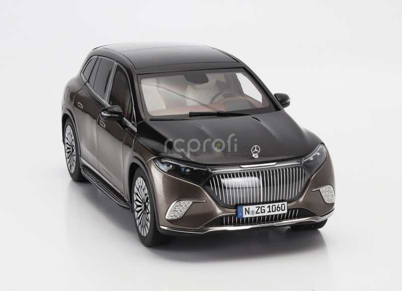 Nzg Mercedes benz Maybach Eqs 680 (z296) Suv 2024 1:18 Sametově Hnědá Onyxová Černá