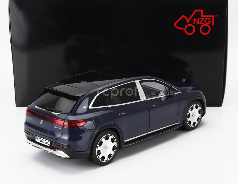 Nzg Mercedes benz Maybach Eqs 680 (z296) Suv 2024 1:18 Soldalith Blue