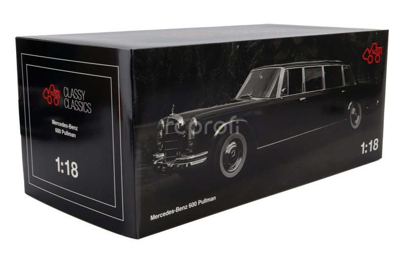 Nzg Mercedes benz S-class 600 Lwb Pullman (w100) 1969 1:18 Black