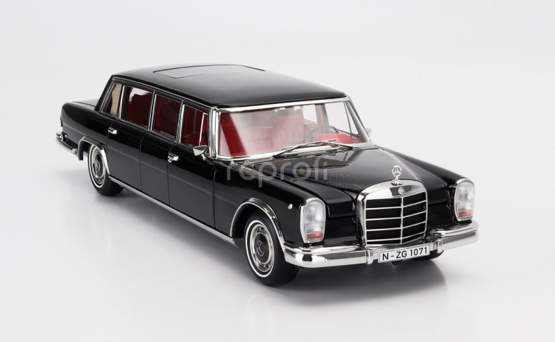 Nzg Mercedes benz S-class 600 Lwb Pullman (w100) 1969 1:18 Black