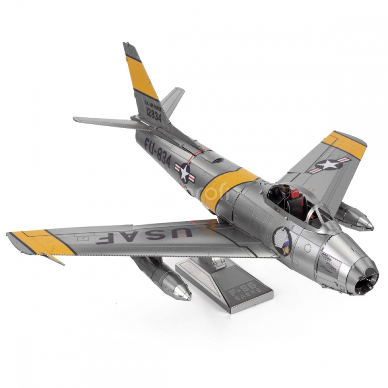 Ocelová stavebnice F-86 Sabre