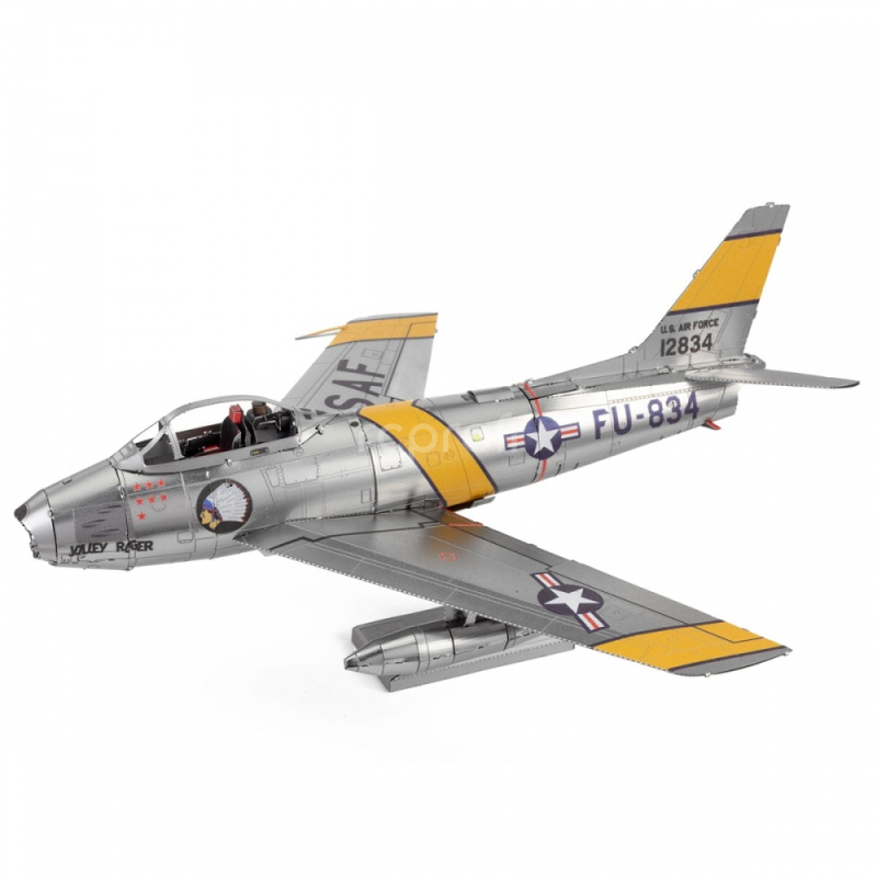 Ocelová stavebnice F-86 Sabre