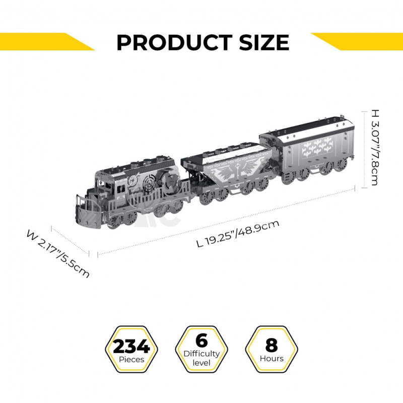 Ocelová stavebnice Heavy Loco