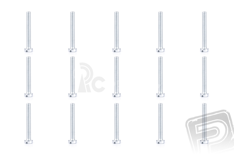Ocelový šroub s válcovou hlavou M3,5x25mm, 15 ks
