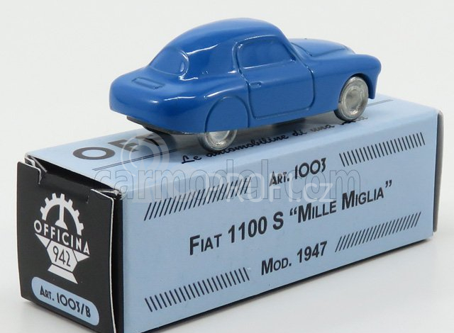 Officina-942 Fiat 1100s Mille Miglia 1:76 Blue