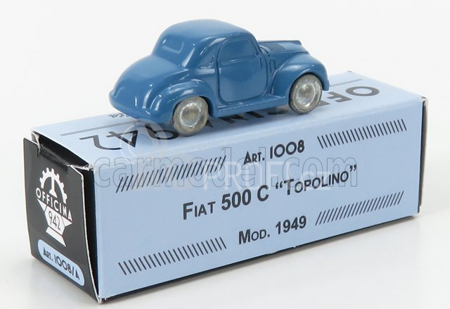 Officina-942 Fiat 500c Topolino 1949 1:76 Blue