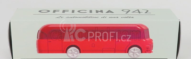 Officina-942 Fiat 640n Autobus Carrozzeria Bianchi Servizio Turistico 1950 1:76 2 Tóny Červené