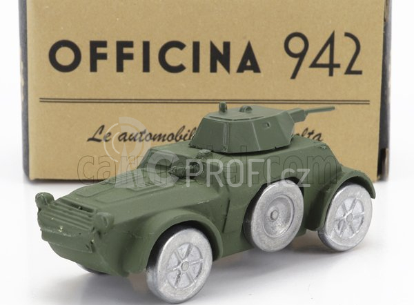 Officina-942 Fiat Ansaldo Tank Ab43 Autoblindo 1943 1:76 Vojenská Zelená