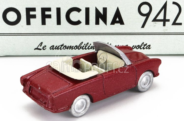 Officina-942 Siata Amica 56 Spider (base Fiat 600) 1956 1:76 Red