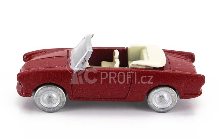 Officina-942 Siata Amica 56 Spider (base Fiat 600) 1956 1:76 Red