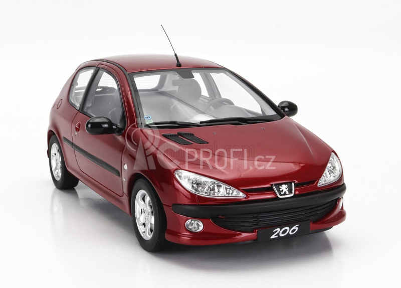 Otto-mobile Peugeot 206 S16 1999 1:18 Red