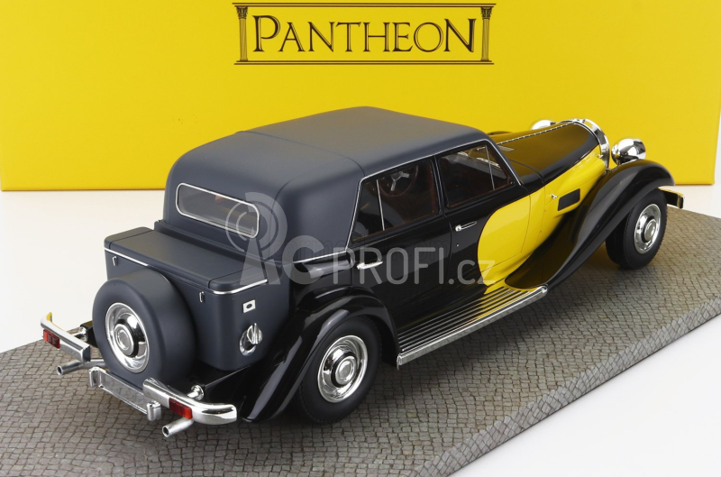 Pantheon Panther De Ville Lhd 1974 1:18 Černá Žlutá