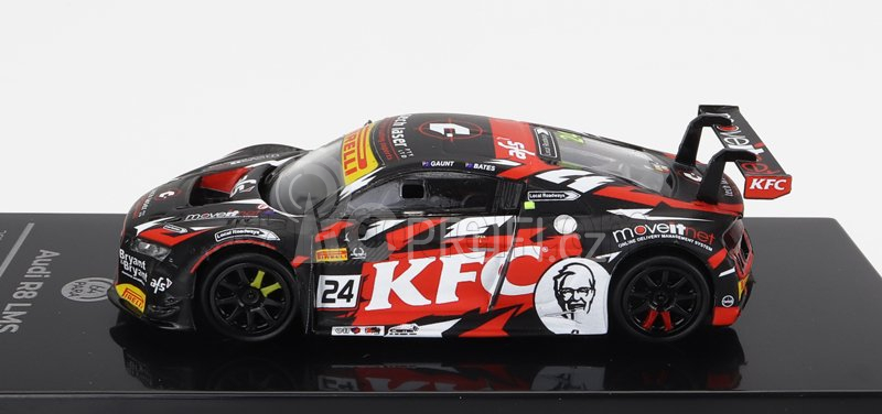 Paragon-models Audi R8 Lms Team Kfc Racing N 24 Australian Gt Championship 2018 T.bates - D.gaunt 1:64 Černá Červená