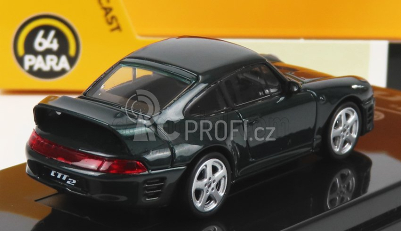 Paragon-models Porsche 911 993 Ruf Ctr 2 Sport Coupe Lhd 1995 1:64 Forest Green