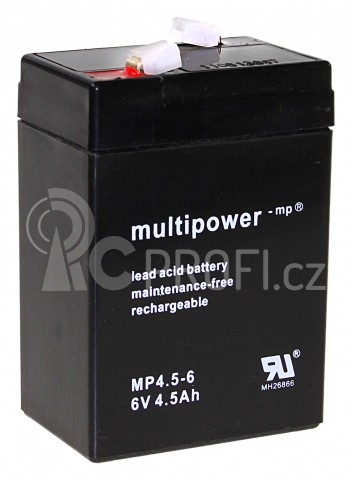 Pb akumulátor MULTIPOWER 6V/4,5Ah