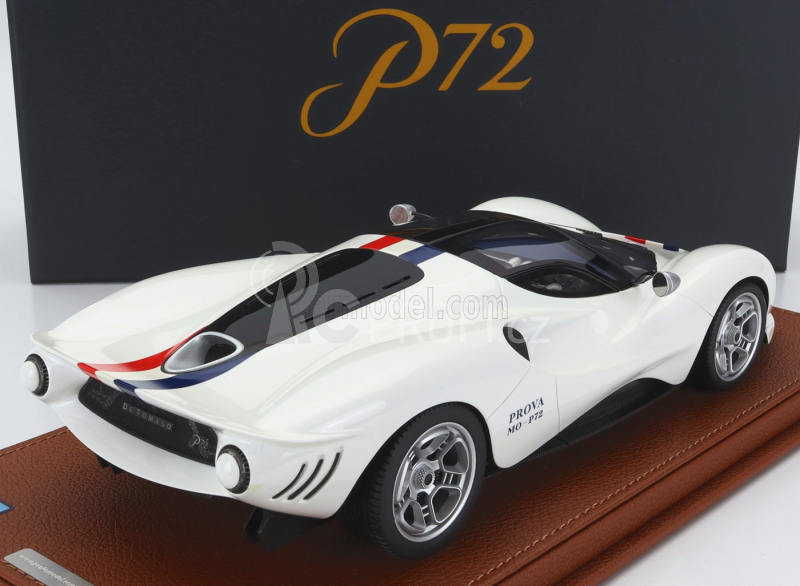 Peako De tomaso P72 2020 1:18 Lesklá Bílá