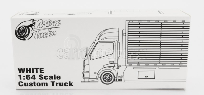 Peako Isuzu Custom Truck Car Transporter 1993 1:64 Bílá