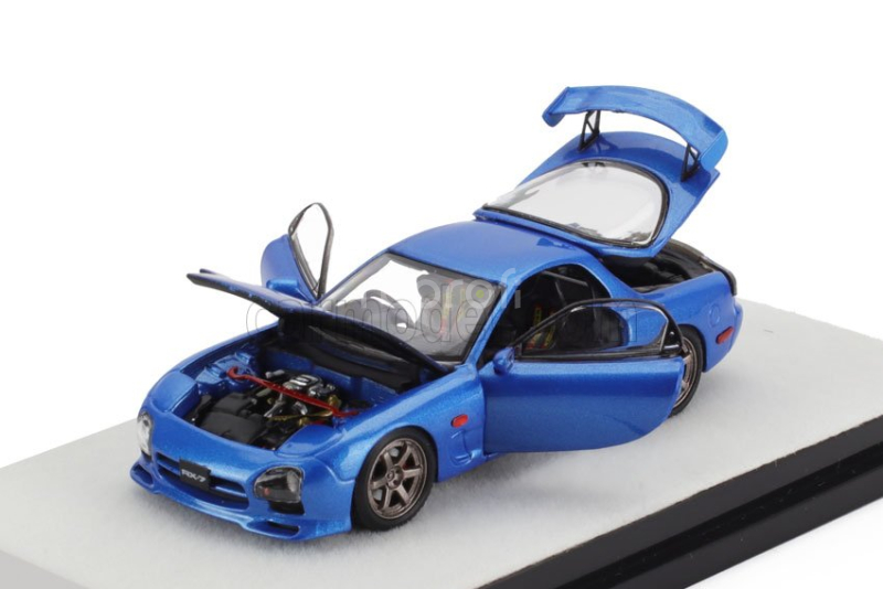 Peako Mazda Rx-7 Coupe 2006 1:64 Blue Met